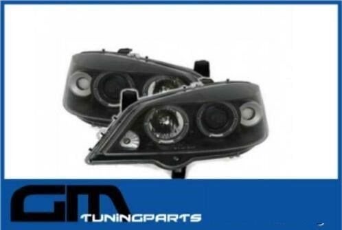 # Angel eyes koplampen opel astra G led # zwarte uitvoering, -, -, Opel, Nieuw