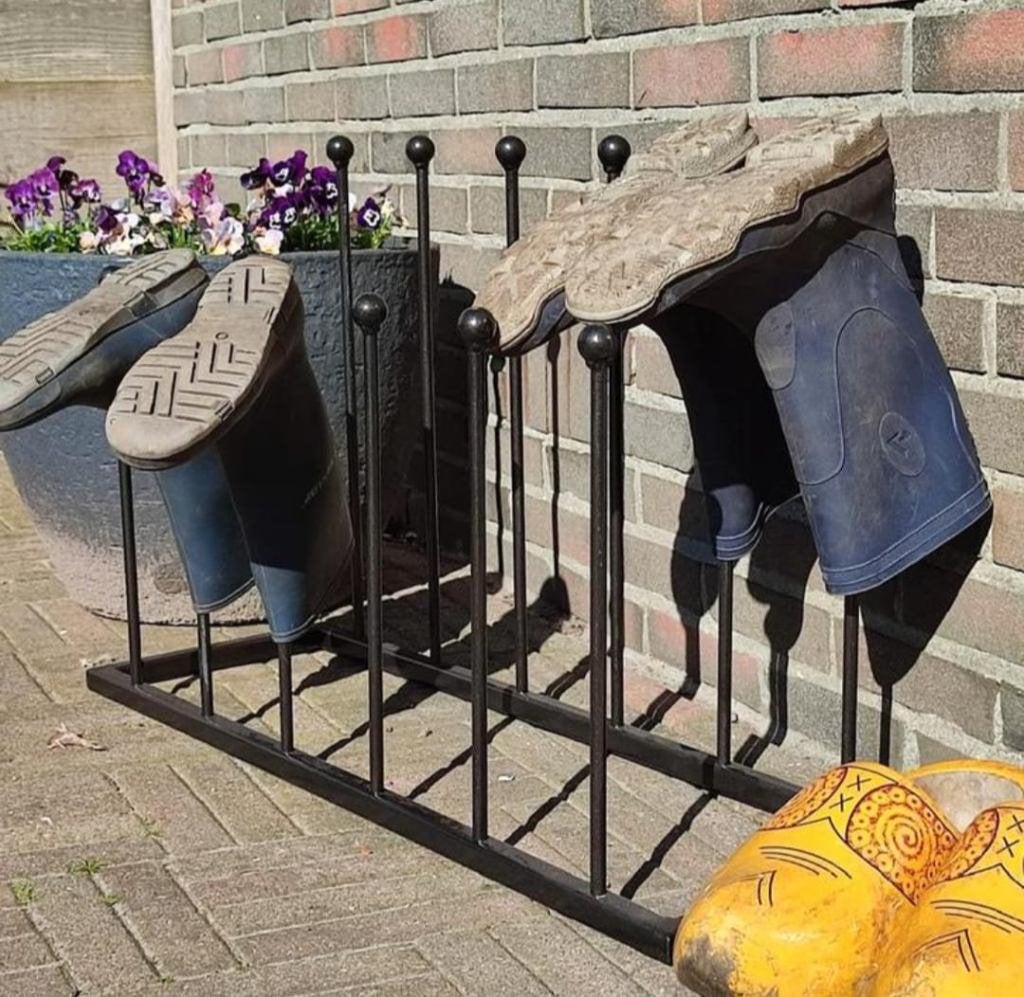Stalen laarzenrek, 6 paar, 75x25cm, Nieuw, Ophalen of Verzenden, Minder dan 100 cm, Metaal