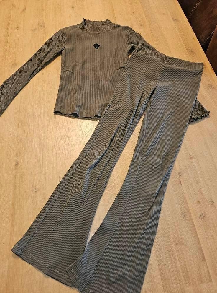 reinders Geribbelde set maat 158, Kinderen en Baby's, Kinderkleding | Maat 158, Gebruikt, Meisje, Ophalen of Verzenden, Setje