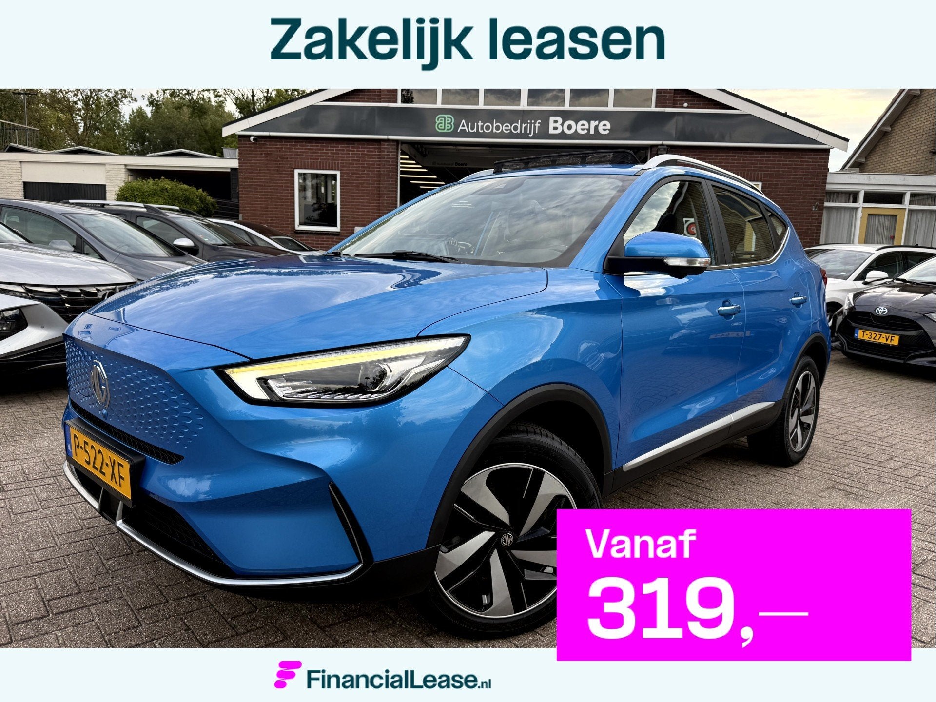MG ZS EV MG EV Luxury 50 kWh Panoramadak, Trekhaak, App Conn, Gebruikt, Zwart, 320 km, 177 pk