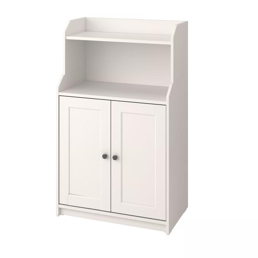 Ikea Hauga kast met plank en deuren - Zo goed als nieuw, Ophalen of Verzenden, Zo goed als nieuw