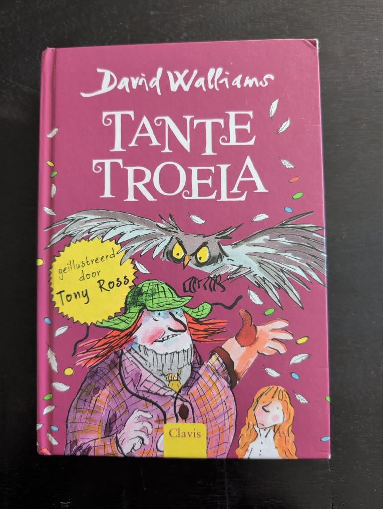 Tante Troela - David Walliams (Geïllustreerd door Tony Ross), Ophalen of Verzenden, Zo goed als nieuw, David Walliams, Fictie algemeen