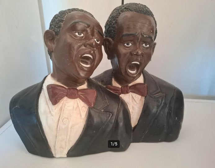 Beeld / buste jazzmuzikanten te koop!, Antiek en Kunst, Ophalen, Buste, Scène