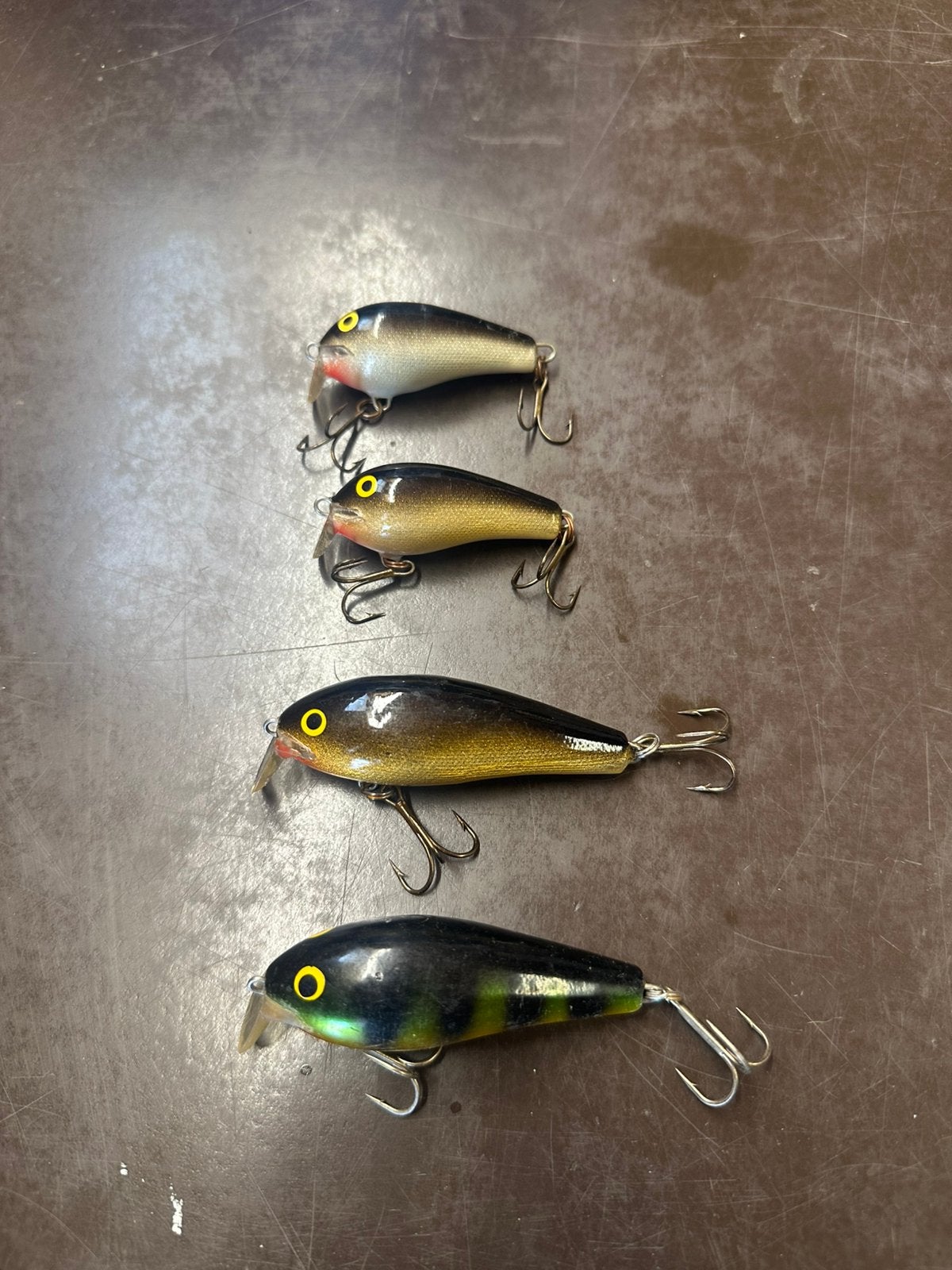 4x Rapala Shallow Fat Rap te koop., Watersport en Boten, Ophalen, Zo goed als nieuw, Overige typen
