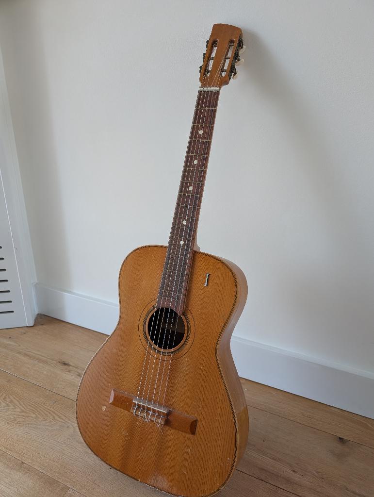 Catania Carmelo Spaanse gitaar uit Sicilë 1965, Ophalen, Gebruikt, Klassieke of Spaanse gitaar