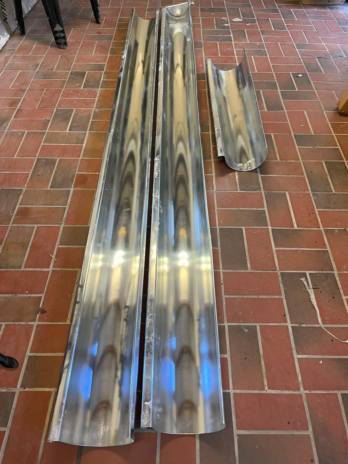 Zinken mastgoot m44, Ophalen, Gebruikt, 6 meter of meer, Zink