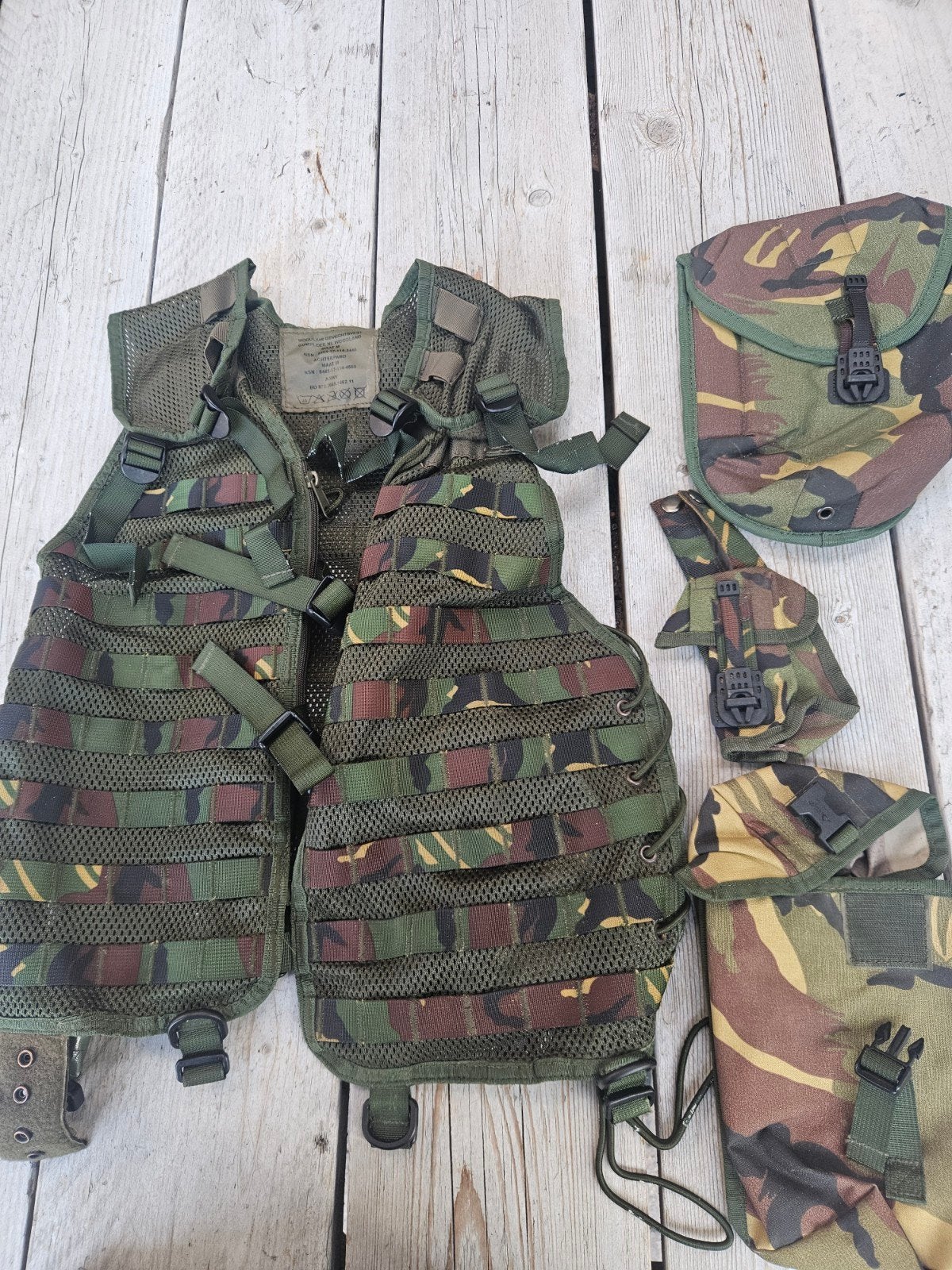 opsvest airsoft vest leger, Ophalen of Verzenden, Landmacht, Nederland, Kleding of Schoenen
