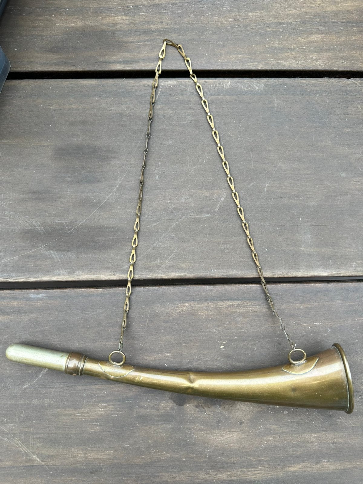 Vintage antieke Jachthoorn / Signaalhoorn Max B. Martin, Ophalen of Verzenden