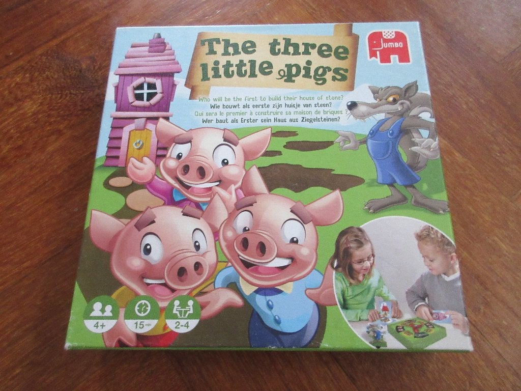 De drie biggetjes / The three little pigs, Ophalen of Verzenden, Gebruikt, Puzzelen