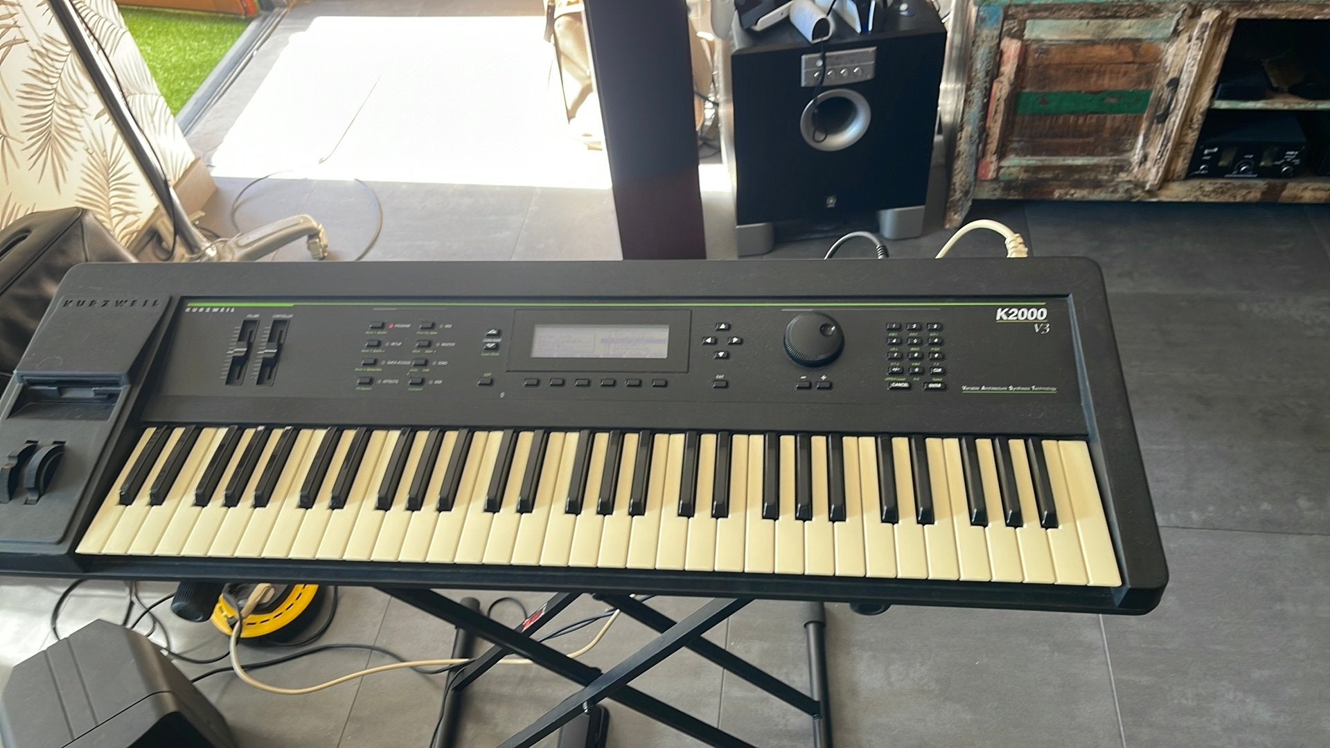 Kurzweil K2000 v3, Midi-aansluiting, Ophalen, Overige merken, 61 toetsen