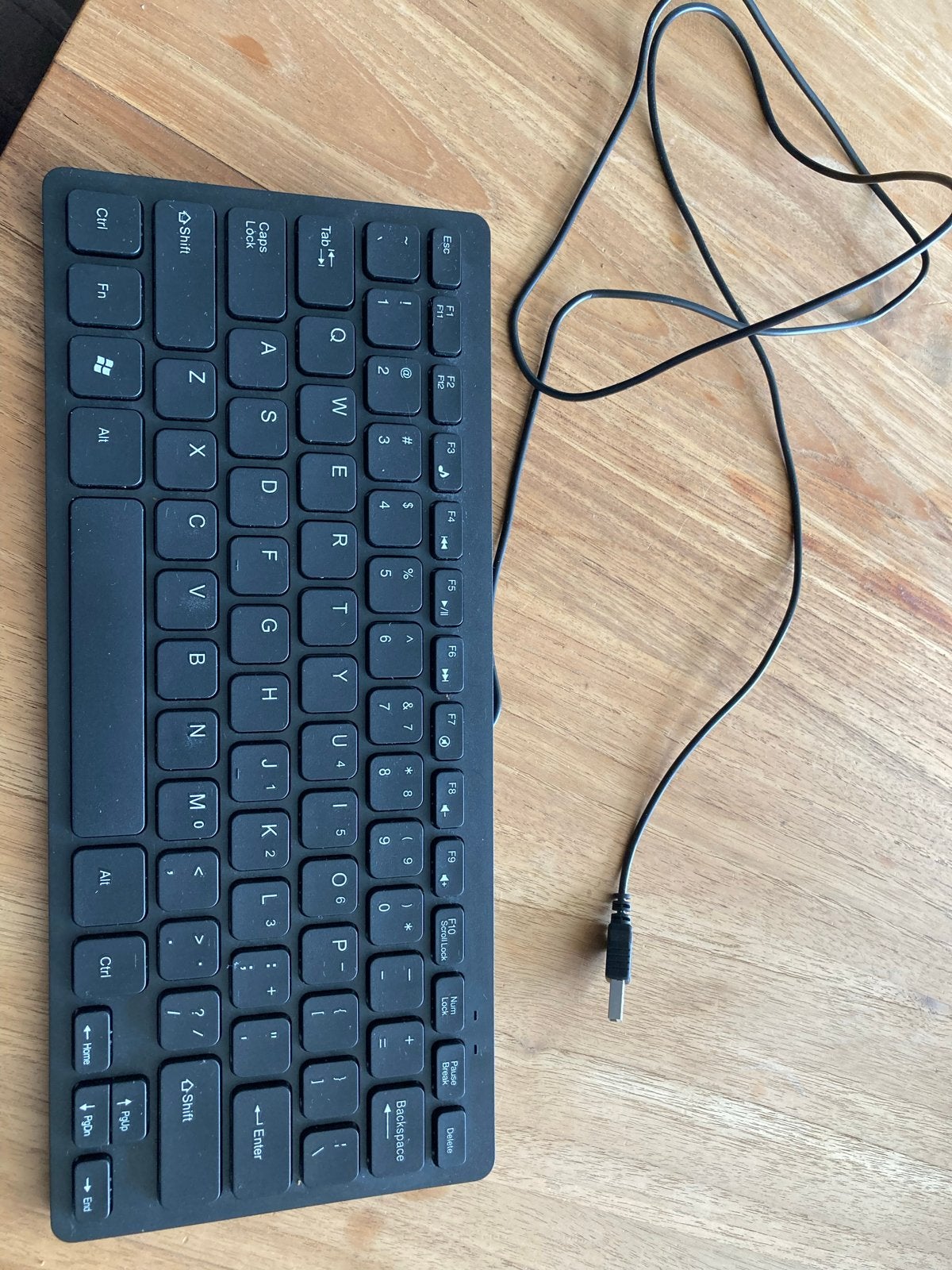 Mini toetsenbord USB, Computers en Software, Plug-and-play, Ophalen of Verzenden, Zo goed als nieuw, Qwerty