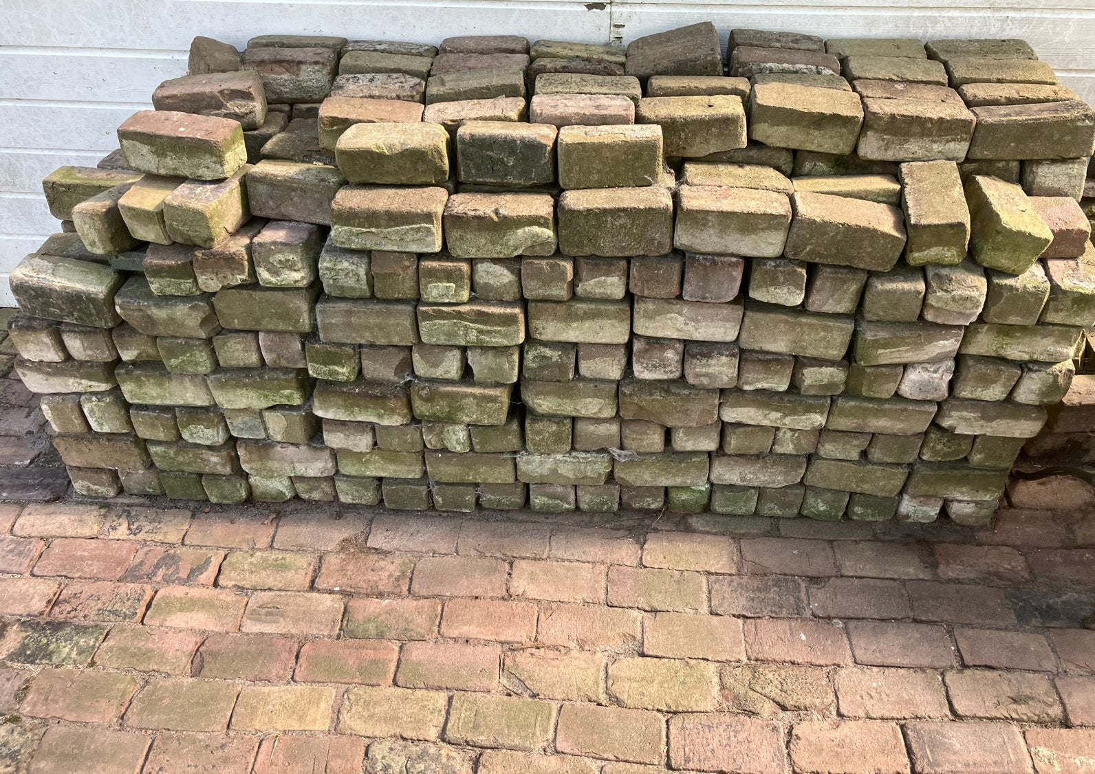 Gebakken klinkers 10 m2, Ophalen, Gebruikt, Klinkers, 5 tot 10 m²