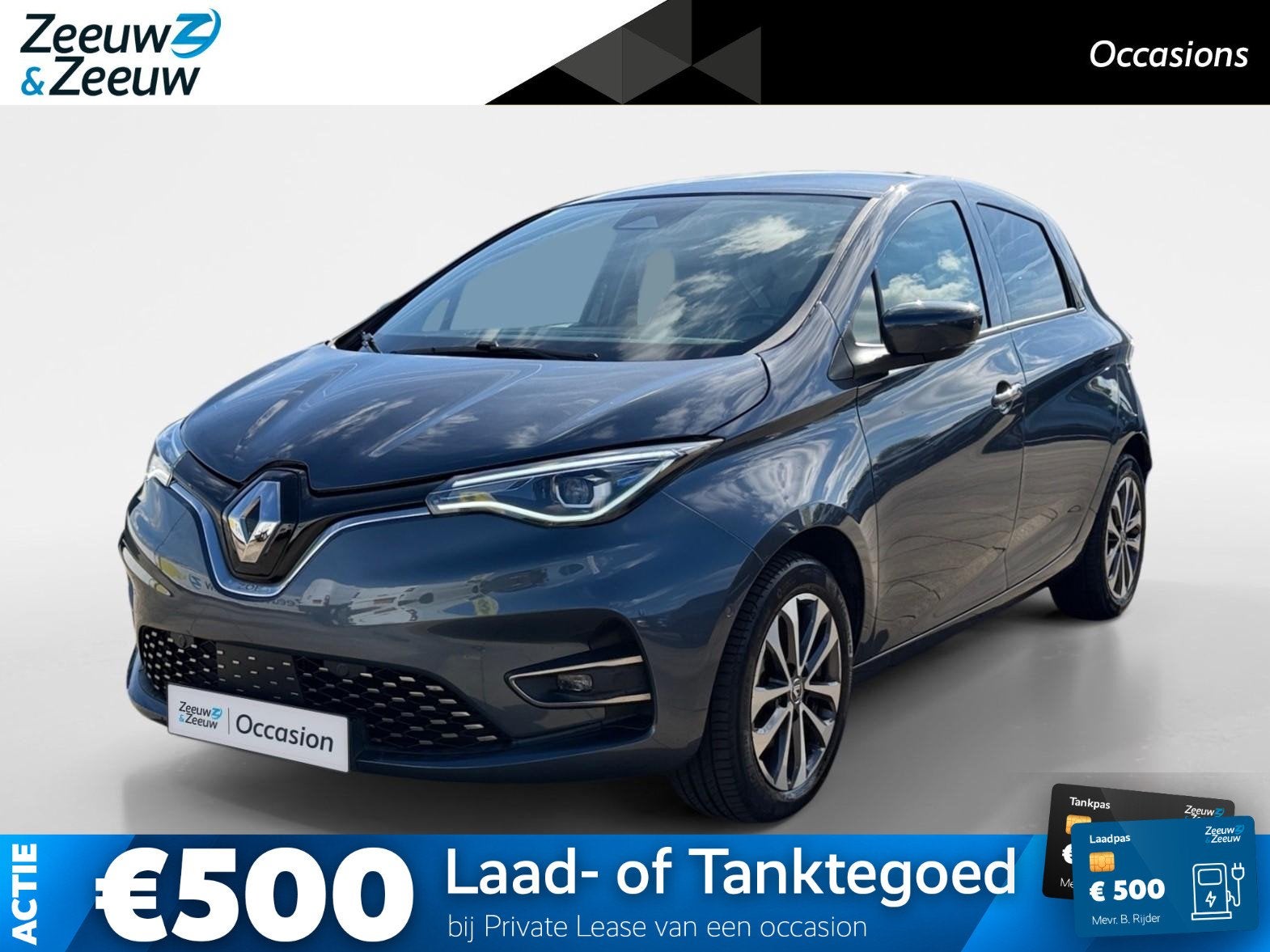Renault ZOE R135 Intens 52 kWh Automaat | Navi | Camera | Cr, Auto's, 12 maanden, 136 pk, Gebruikt, Origineel Nederlands