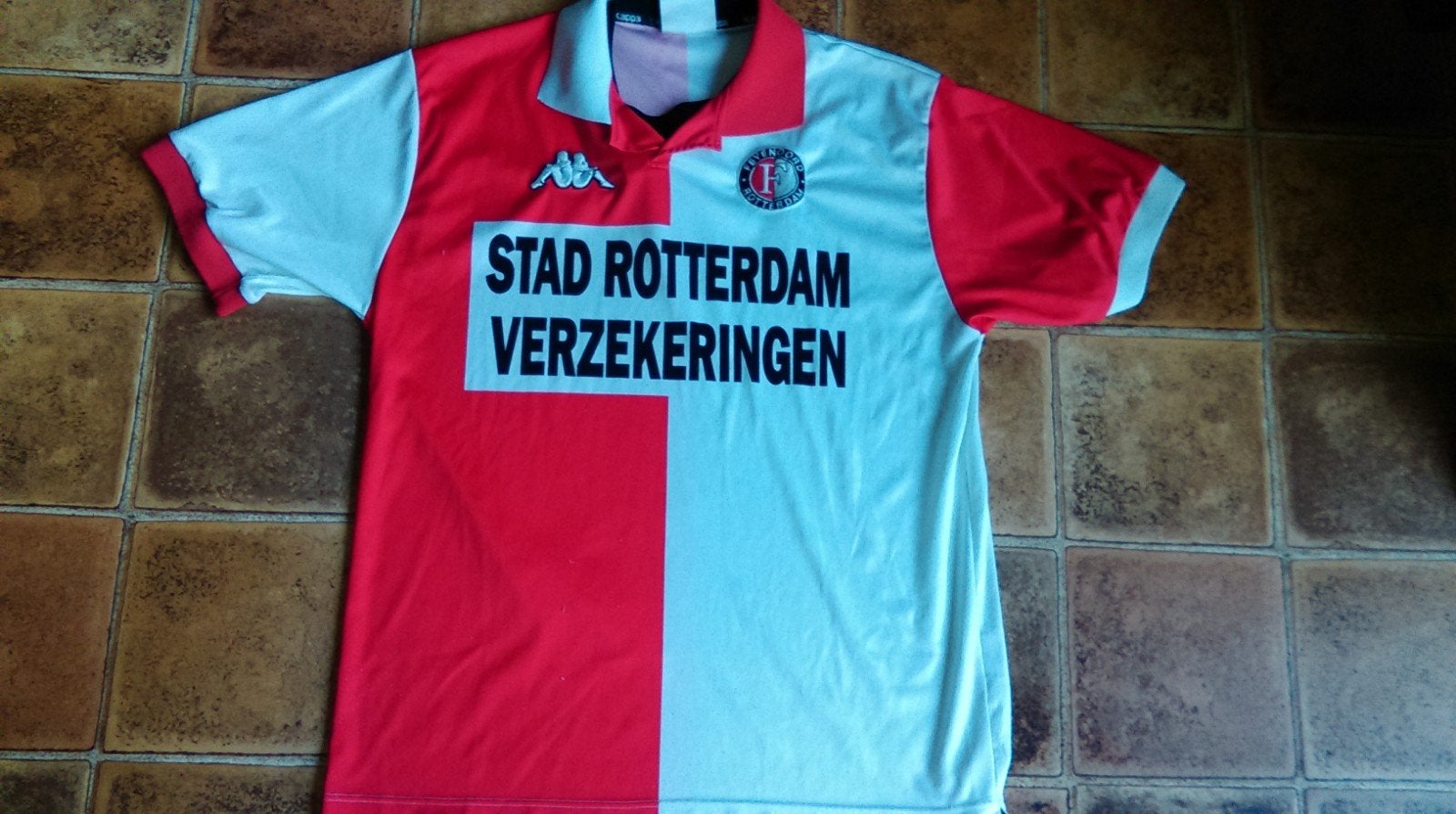stad Rotterdam verzekering shirt maat 140, Verzamelen, Sportartikelen en Voetbal, Ophalen of Verzenden, Nieuw, Feyenoord, Shirt