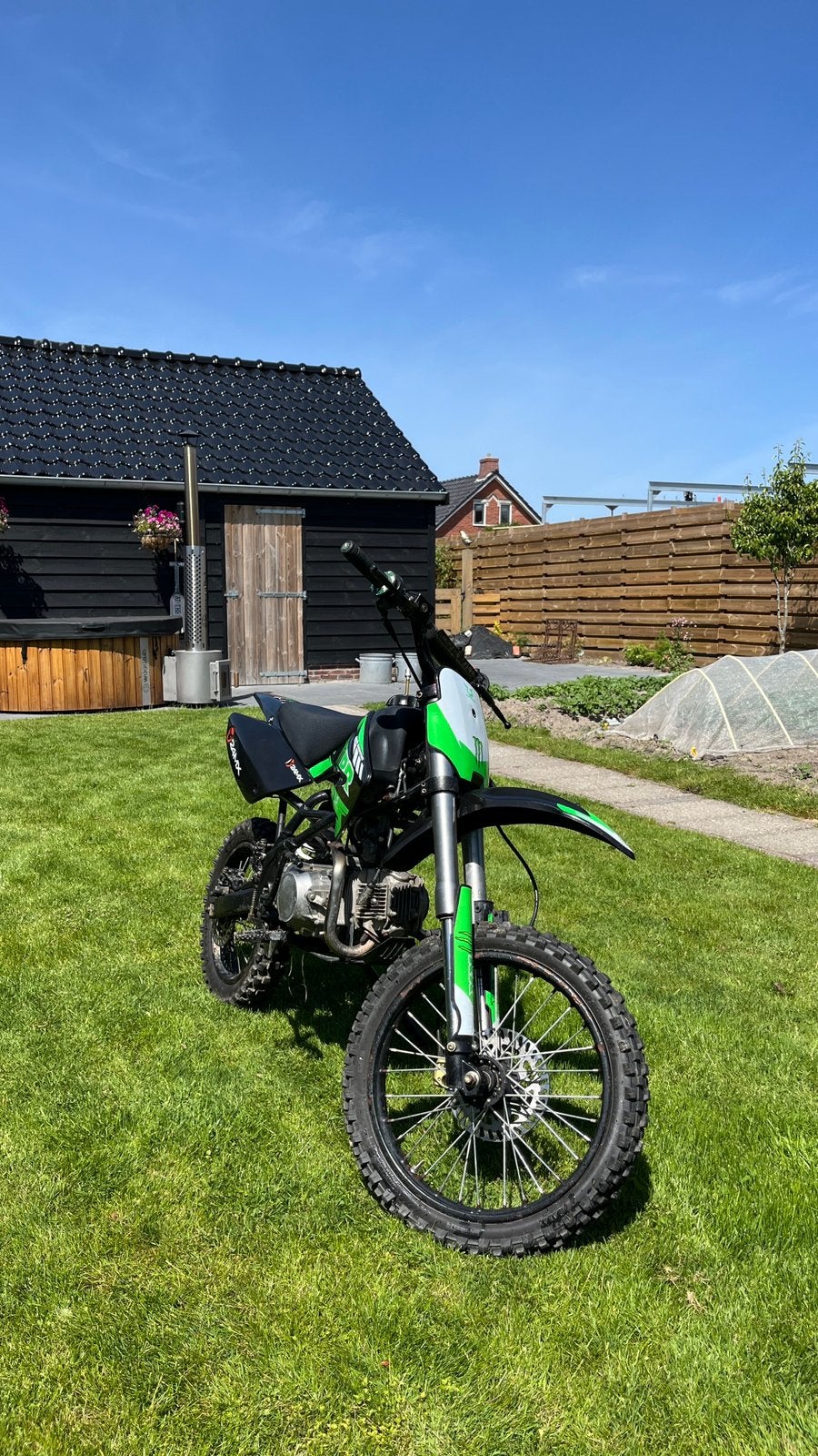 125cc apollo pitbike, Ophalen, 125 cc, Zo goed als nieuw, Schijfrem