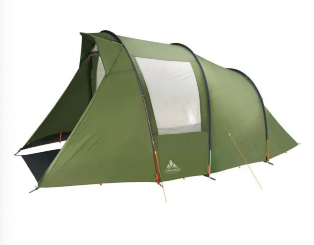 Vaude Opera 4-persoons tent - Ruim en comfortabel, Caravans en Kamperen, Ophalen, Gebruikt, Tot en met 4
