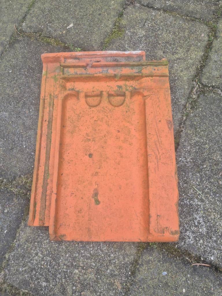 Gebruikte dakpannen, oranje. Tuile de Nord, Doe-het-zelf en Verbouw, Gebruikt, Steen of Klei, Ophalen of Verzenden, 15 m² of meer