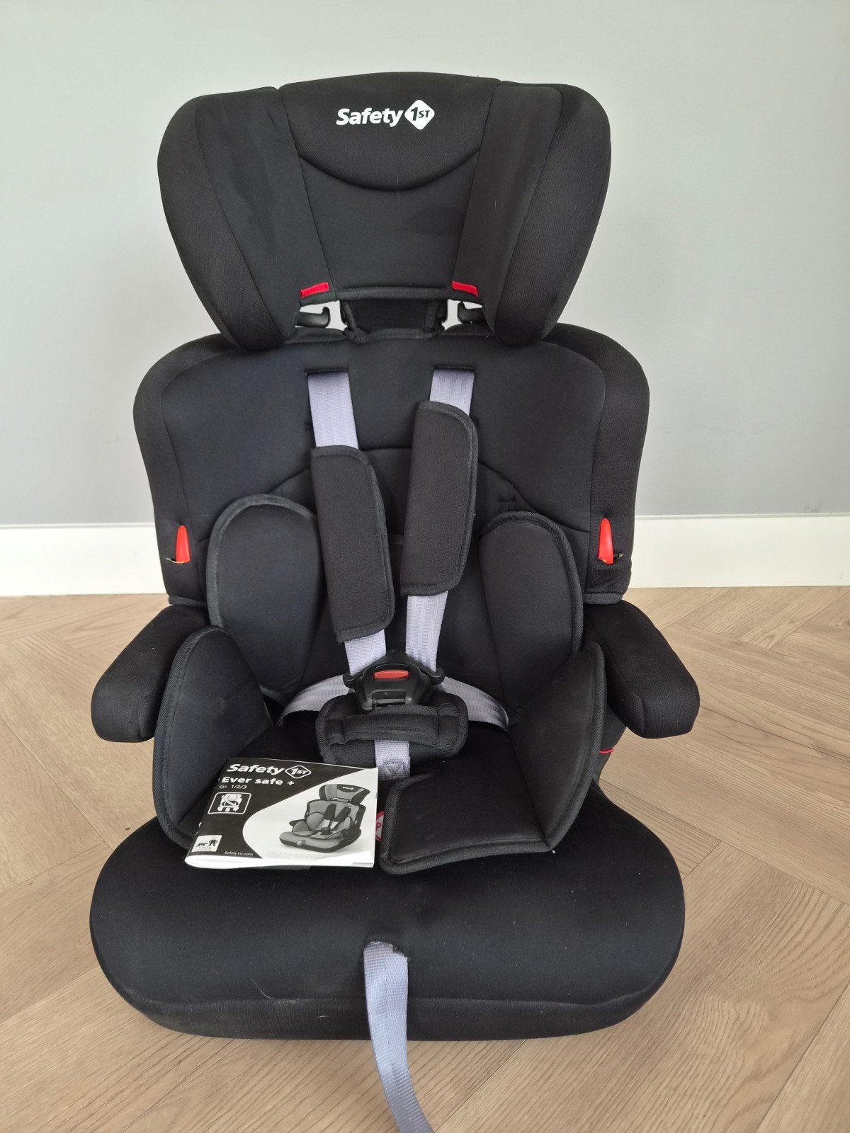 Safety 1st Ever Safe+ autostoel - Zwart, Kinderen en Baby's, Autostoeltjes, Overige merken, Autogordel, Zo goed als nieuw, 9 t/m 36 kg