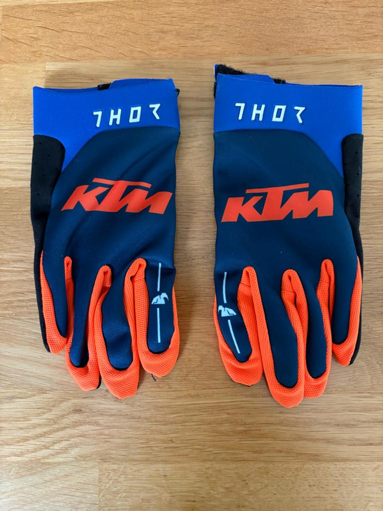 Nieuwe Thor KTM crosshandschoenen Maat M, Motoren, Ophalen of Verzenden, Nieuw zonder kaartje, Heren, Handschoenen