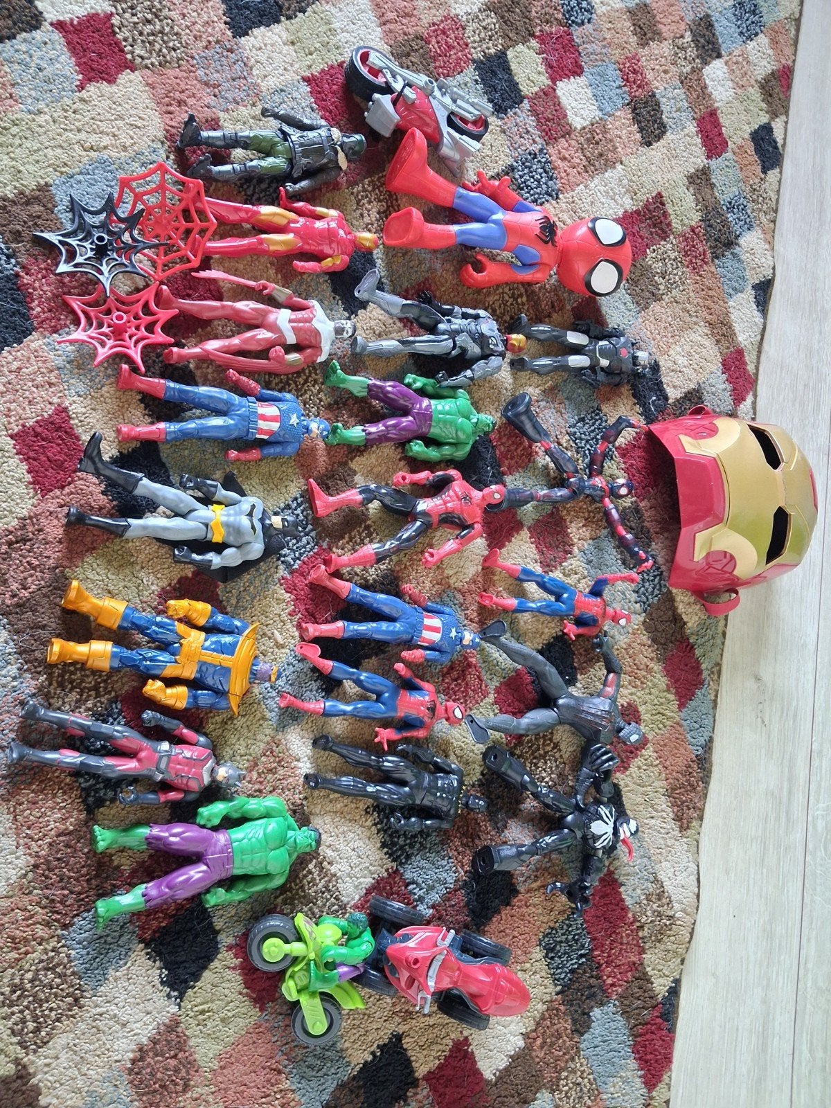 Grote collectie Marvel en DC actiefiguren en accessoires, Ophalen of Verzenden, Gebruikt