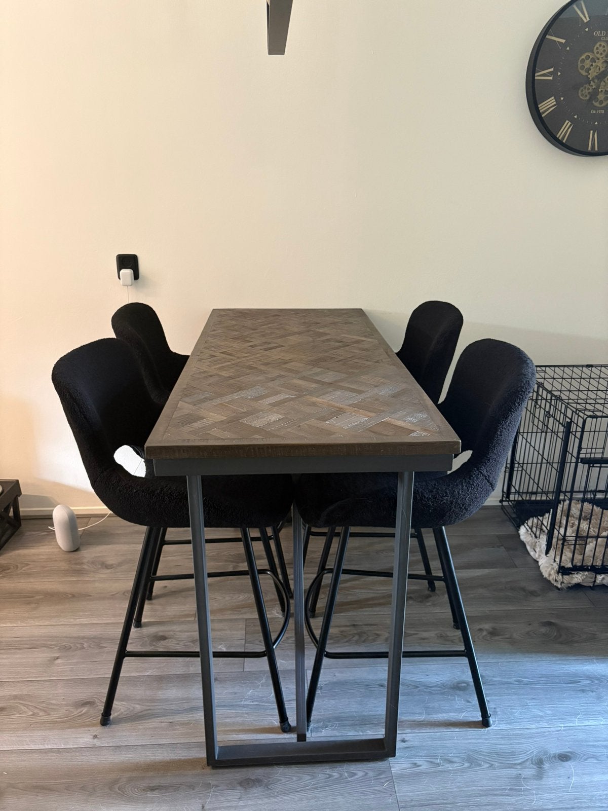 Bar/eettafel set., Huis en Inrichting, Ophalen, Zo goed als nieuw