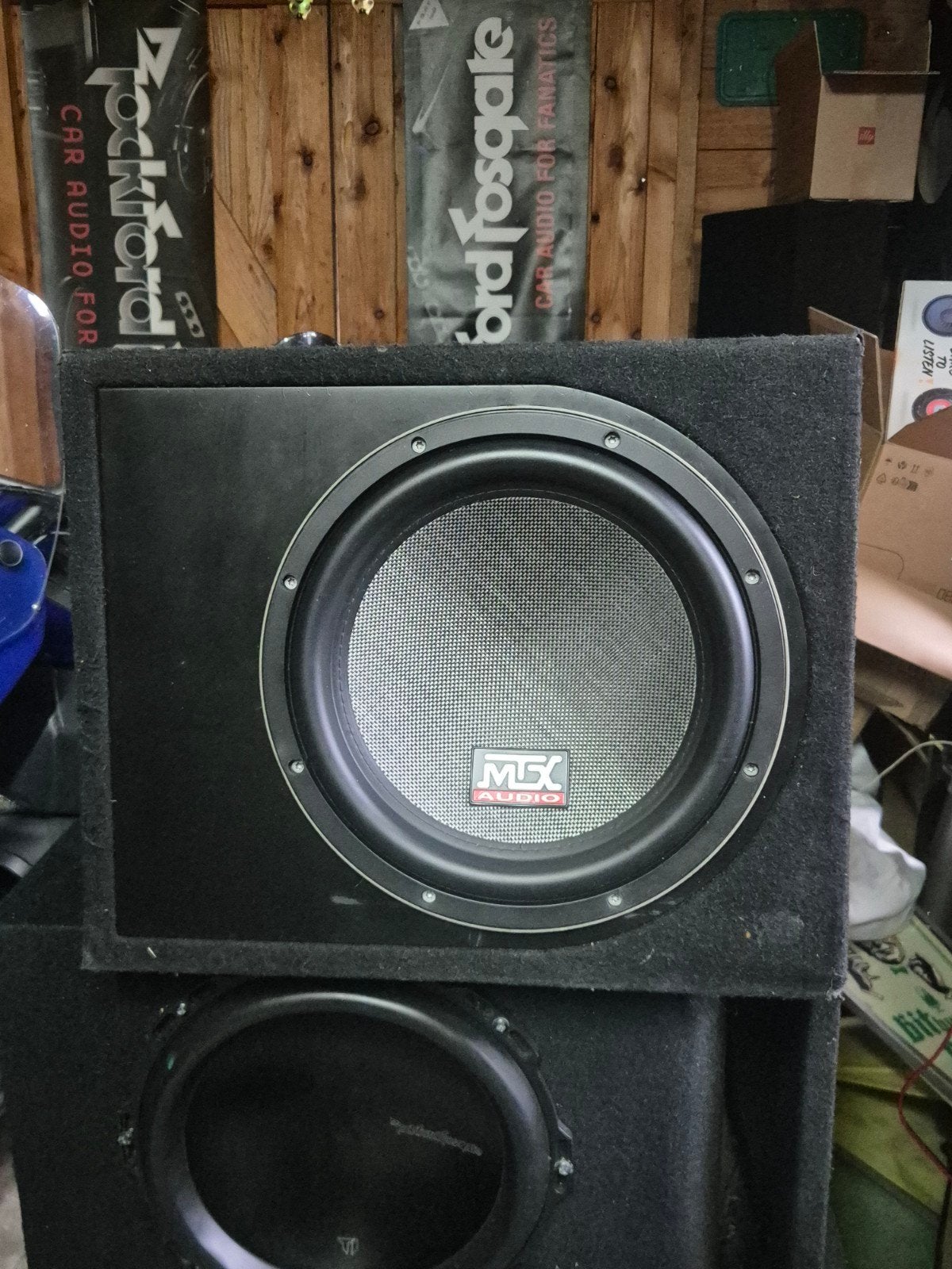 Mtx 12inch dubbelspoels subwoofer, Ophalen