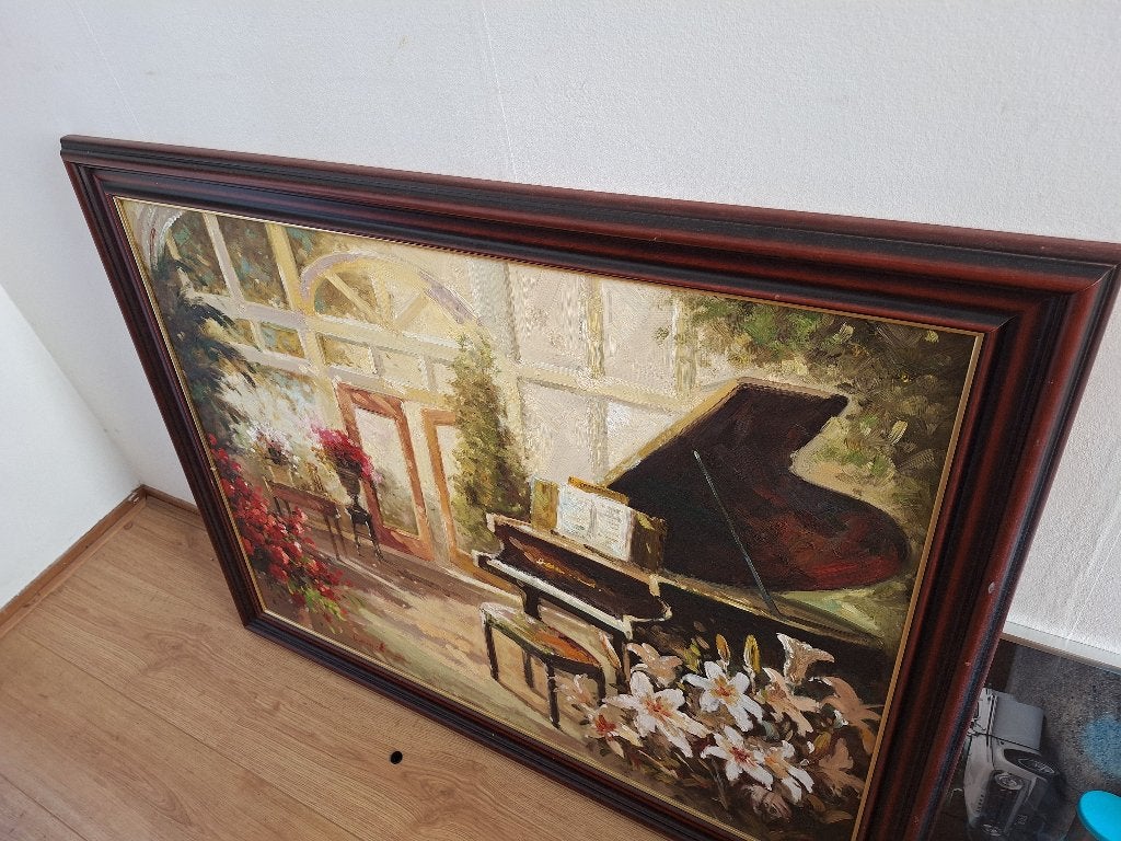 schilderij, Antiek en Kunst, Ophalen, Overige stijlen, Handgeschilderd, Overige onderwerpen