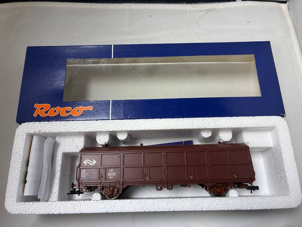 Roco 45959A NS Hbis-w goederenwagon H0 – 2 beschikbaar, Gelijkstroom, Ophalen of Verzenden, NS, Roco