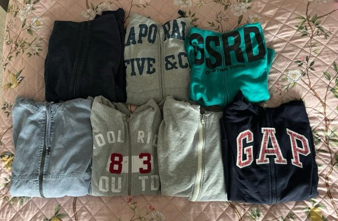 7x mooie heren vesten o.a. Woolrich, GAP en Zara!, Ophalen of Verzenden, Gedragen, Maat 52/54 (L)
