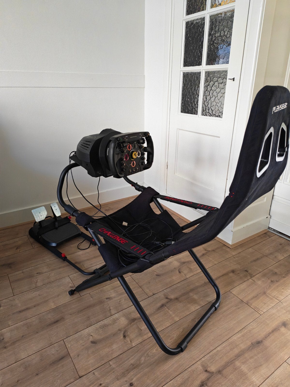 Thrustmaster TX Racing Ferrari 458 + F1 Addon + Playseat, Spelcomputers en Games, Ophalen, Overige merken, Gebruikt