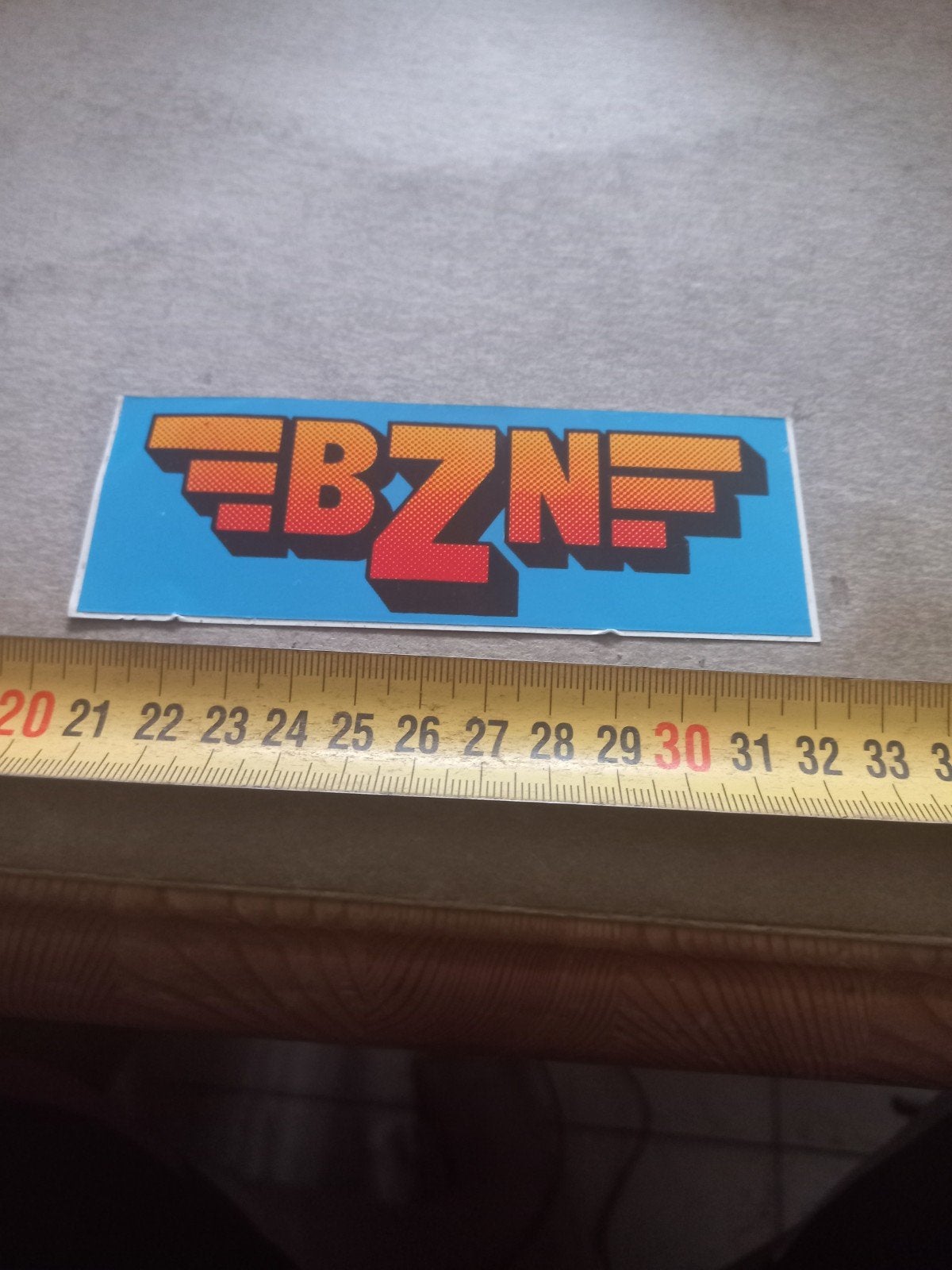BZN Sticker - Vintage Muziek Merchandise, Ophalen of Verzenden, Gebruikt, Overige typen