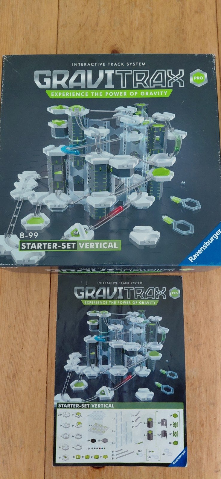 GraviTrax PRO Starter-Set Vertical knikkerbaan met uitbreidi, Ophalen of Verzenden, Gebruikt, Overige merken