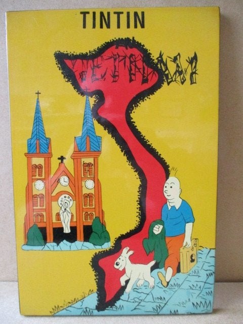 adv10948 kuifje dikke prent, Ophalen, Kuifje, Gebruikt, Overige typen