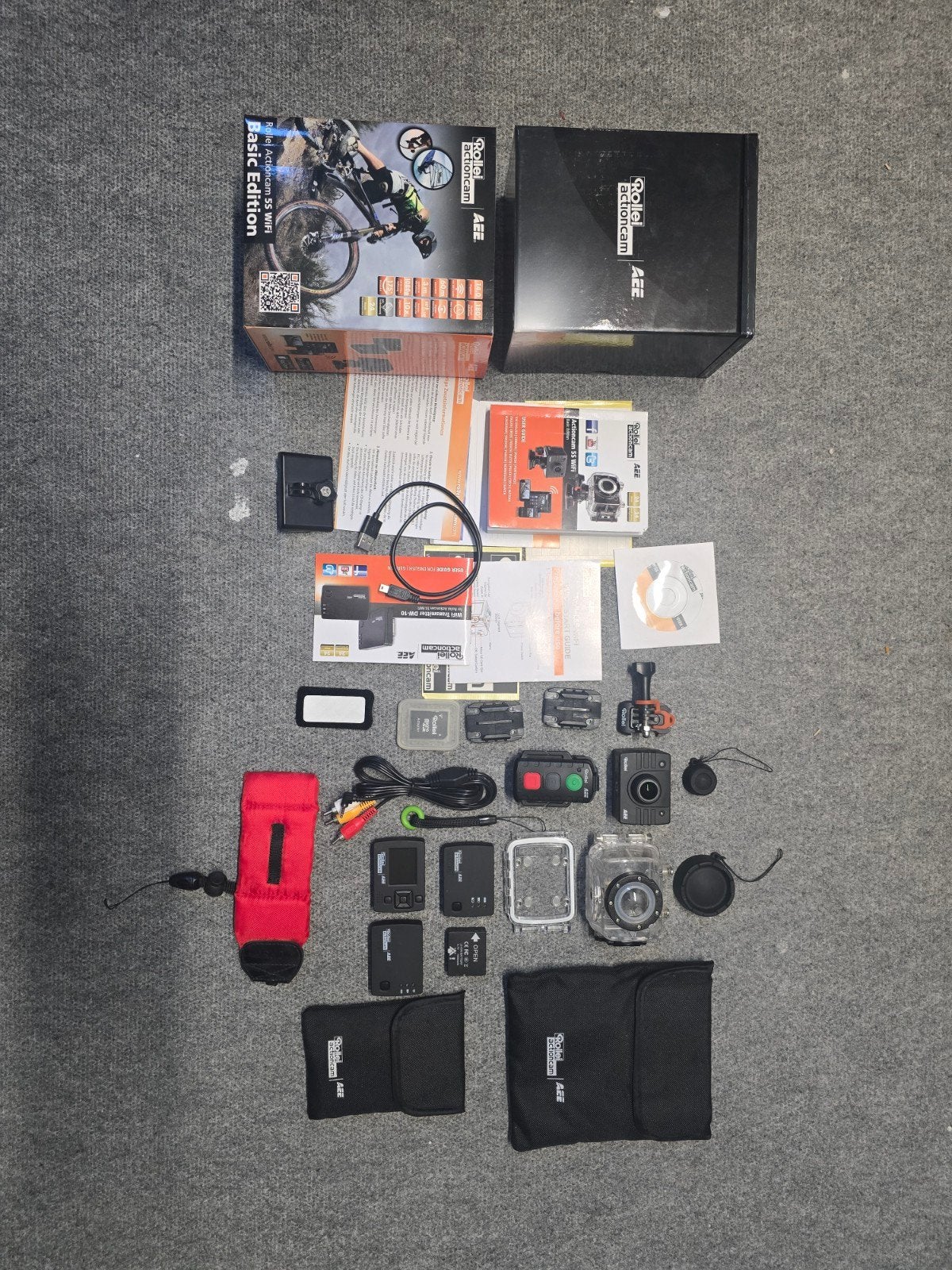 Rollei Actioncam 5S Basic Edition met WiFi en accessoires, Audio, Tv en Foto, Ophalen, Zo goed als nieuw, Rollei