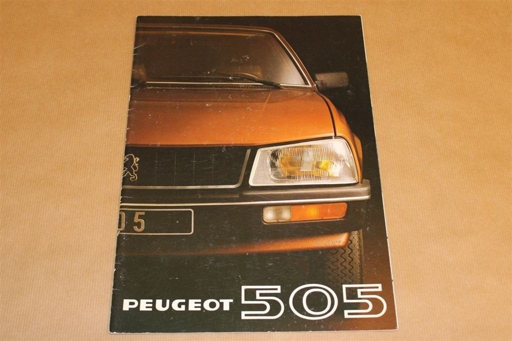 Zeldzame brochure - Peugeot 505 - 1981, Ophalen of Verzenden, Zo goed als nieuw, Peugeot
