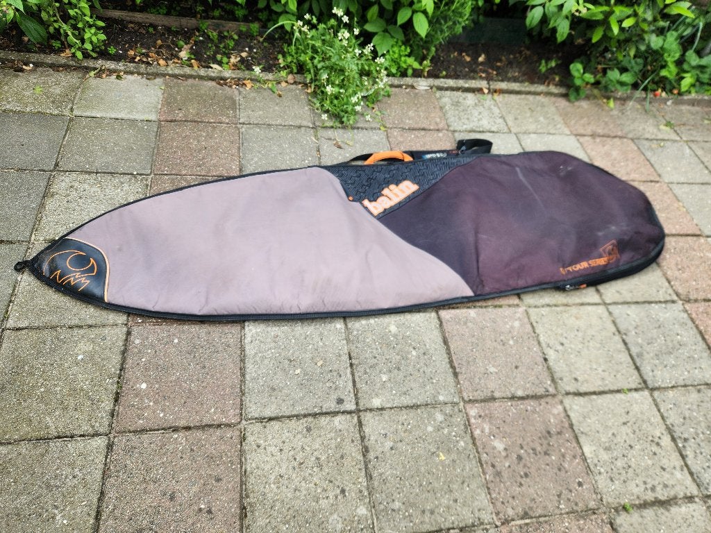 Surfboard Custom made - Gebruikt- Met boardbag, Ophalen, Gebruikt, Funboard, Met draagtas