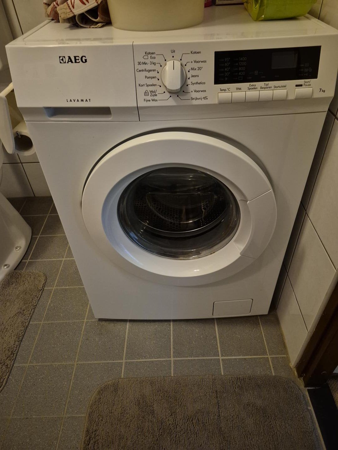 AEG Lavamat wasmachine 7 kg, Gebruikt, Ophalen of Verzenden, Voorlader, Energieklasse A of zuiniger