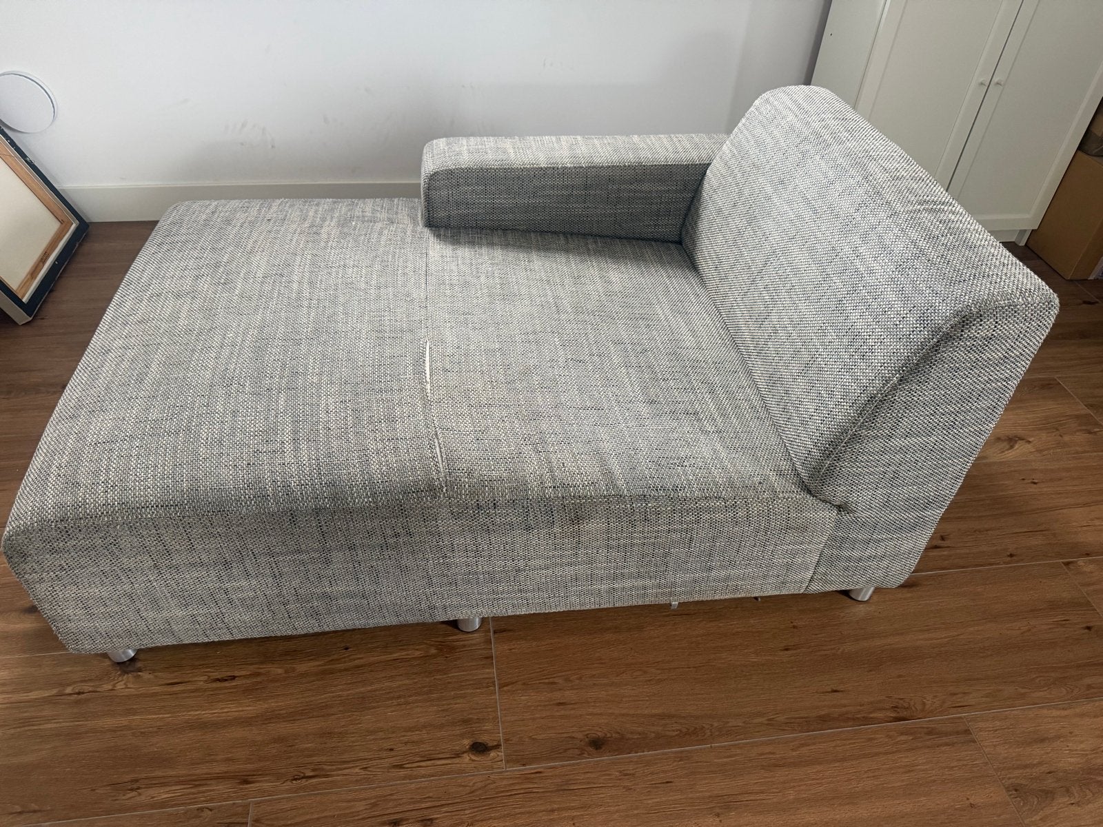 Comfortabele chaise longue - 155x105 cm, Ophalen, Gebruikt, Eenpersoons, 100 tot 125 cm