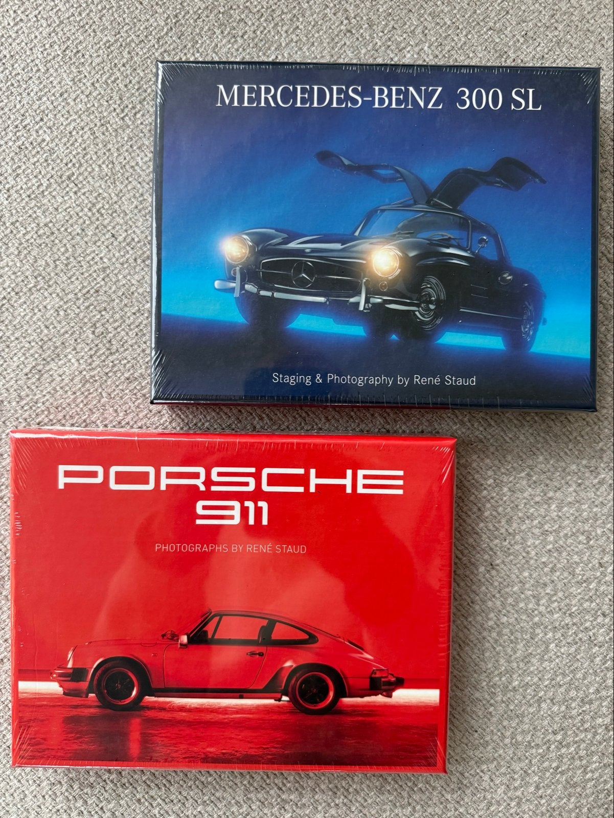 Porsche 911 + Mercedes 300SL Postcards (sealed) | René Staud, Boeken, Ophalen of Verzenden, Nieuw, Mercedes