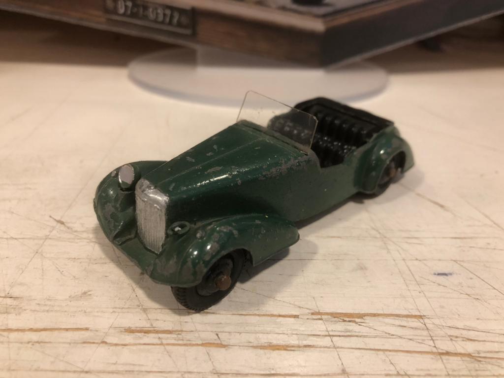 1:43 Alvis Dinky Toys Groen, Ophalen of Verzenden, Gebruikt, Auto, Dinky Toys