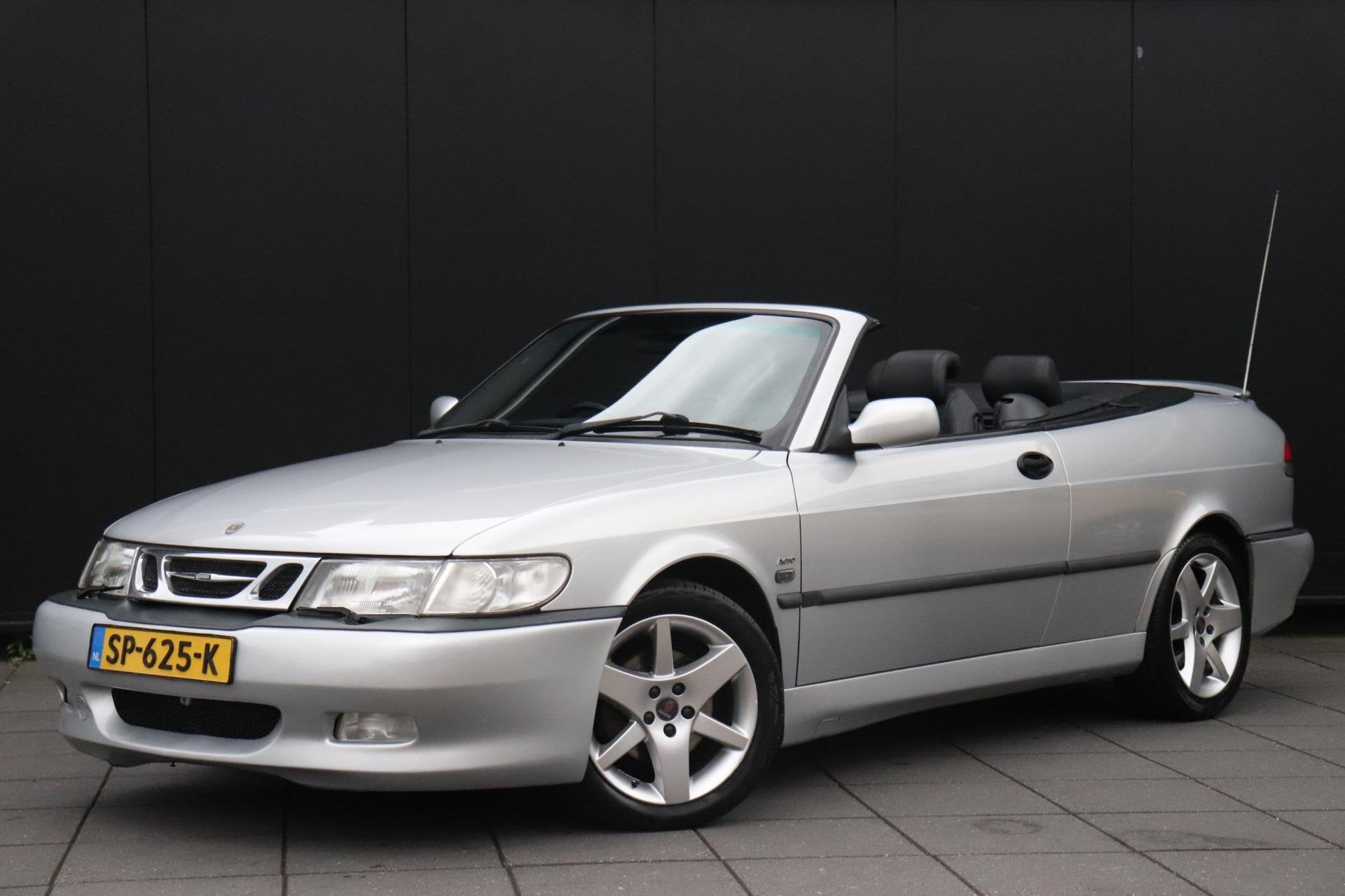 Saab 9-3 Cabrio 2.0 Turbo Aero | RHD | AUTOMAAT | MEMORY | L, Auto's, Gebruikt, Zwart, 4 cilinders, Cabriolet
