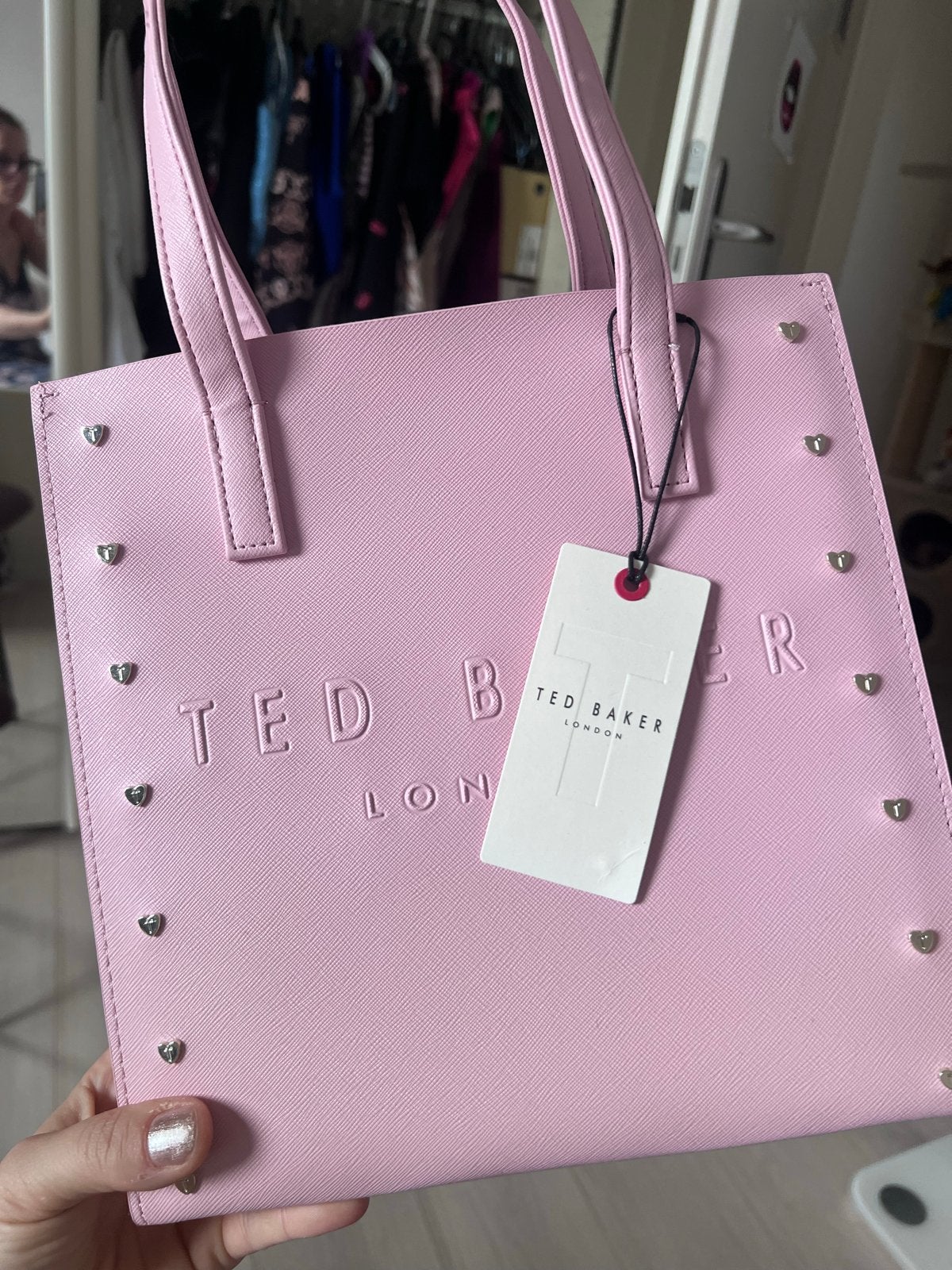 Nieuwe Ted Baker Shopper - Roze met hartjesdetails, Ophalen, Nieuw, Roze, Shopper