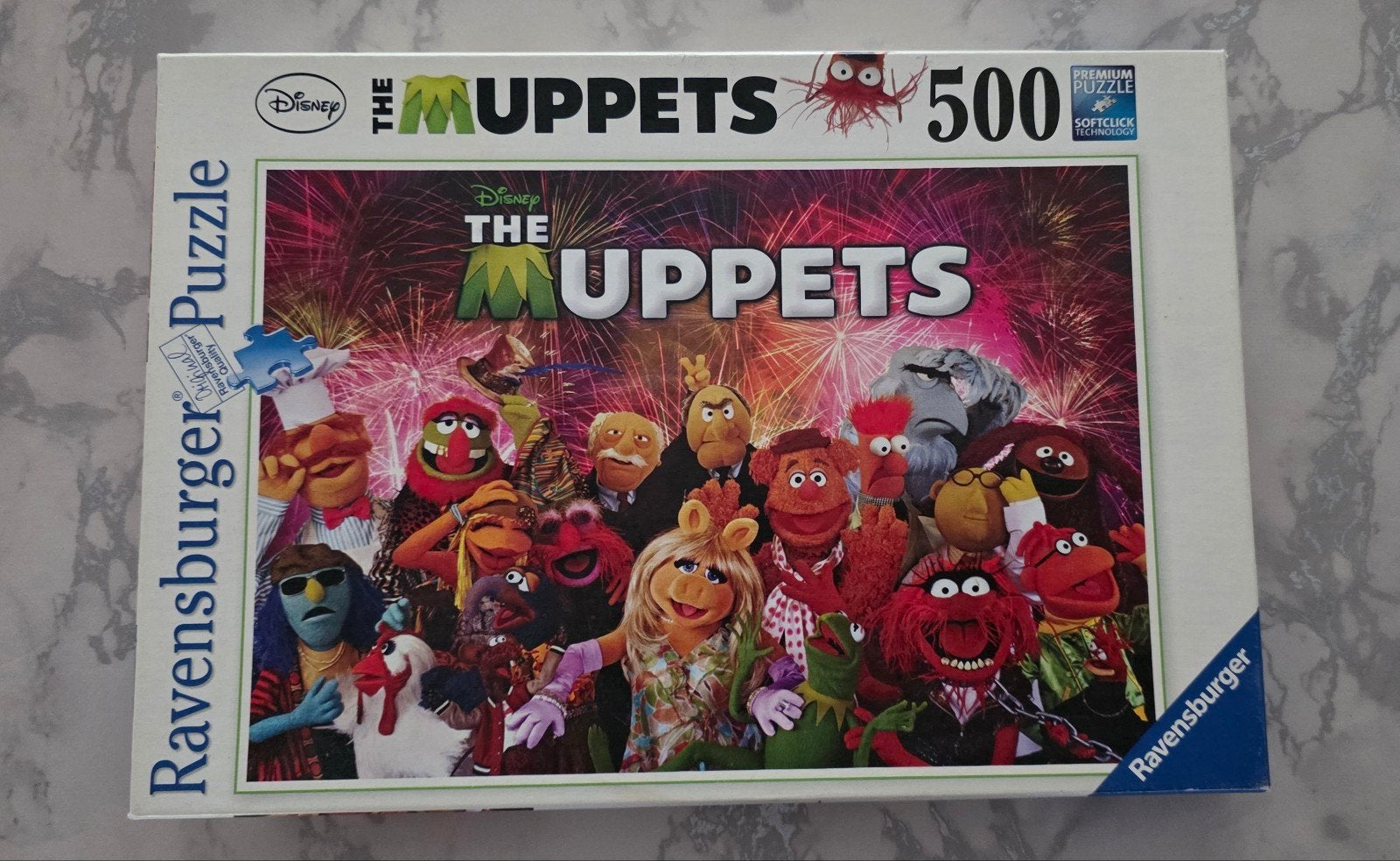 Puzzel The Muppets Disney 500 st. Ravensburger, Ophalen of Verzenden, 500 t/m 1500 stukjes, Gebruikt, Legpuzzel