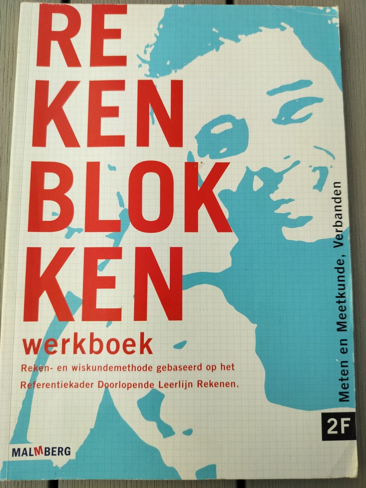 Rekenblokken leerwerkboek 2F Meten en Meetkunde, Verbanden, Ophalen of Verzenden, Beta, Zo goed als nieuw, MBO