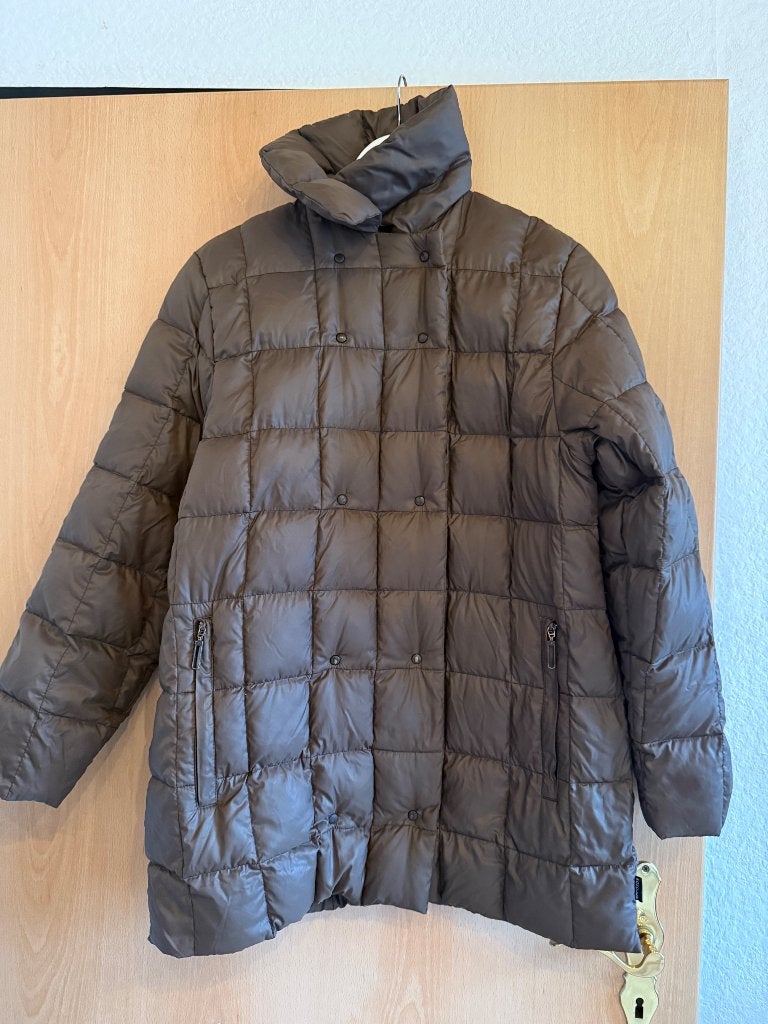 Moncler-damesjas, Bruin, Moncler, Maat 42/44 (L), Ophalen of Verzenden