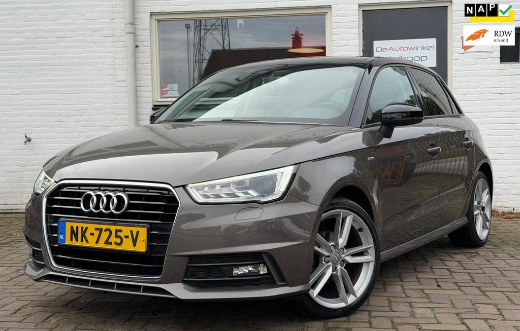 Audi A1 Sportback 1.0 TFSI S-Line Pano PDC Cruise, Voorwielaandrijving, 95 pk, Bruin, 4 stoelen