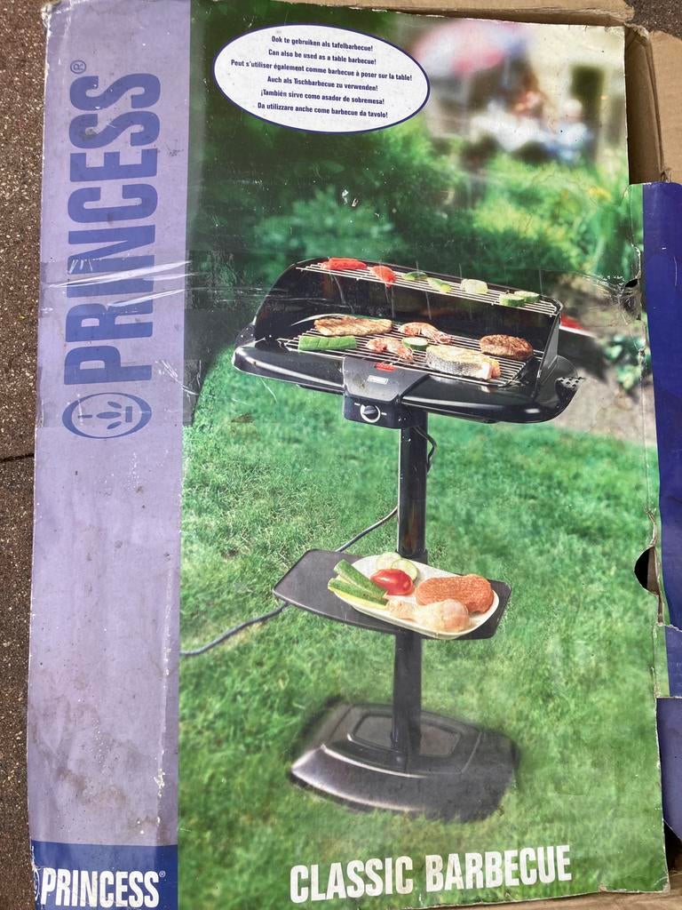 Princess electrische classic barbeque, Ophalen, Gebruikt