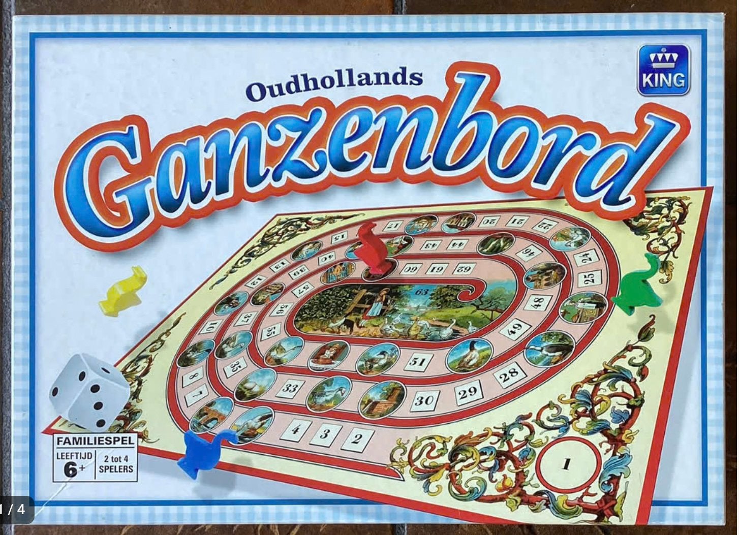 Het Oudhollands Ganzenbord, Ophalen of Verzenden, Zo goed als nieuw