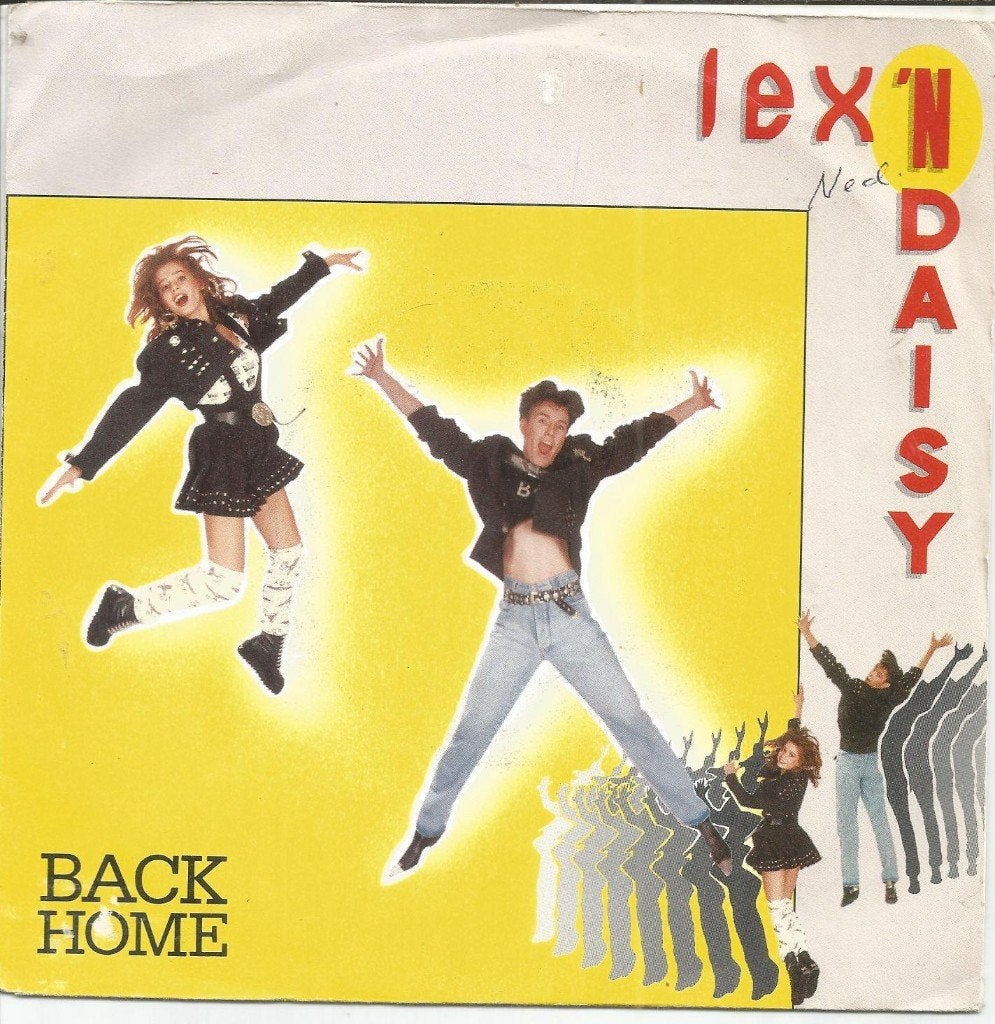 Lex 'n Daisy – Back Home (1990), Fotohoes, 7 inch, Ophalen of Verzenden, Zo goed als nieuw