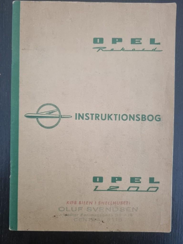 Handleiding Opel Record P1 1200, Ophalen of Verzenden